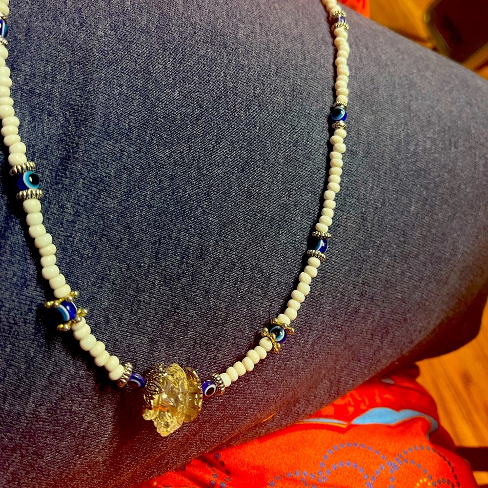 Nice eye hand crafted nacklace.
